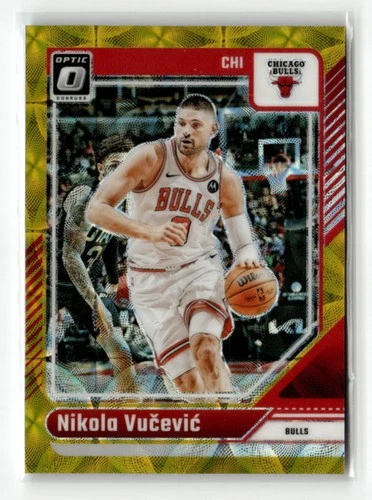 Nikola Vucevic 2024-25 Donruss Optic Basketball Gold Velocity 03/10 [peter16