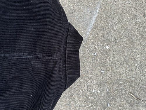 Carhartt WIP Michigan Corduroy Chore Coat Black Men's Size M Great Condition - Picture 6 of 8
