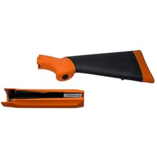 Hogue OverMolded Rubber Shotgun Stock for Mossberg 500 Less Lethal Orange wit...