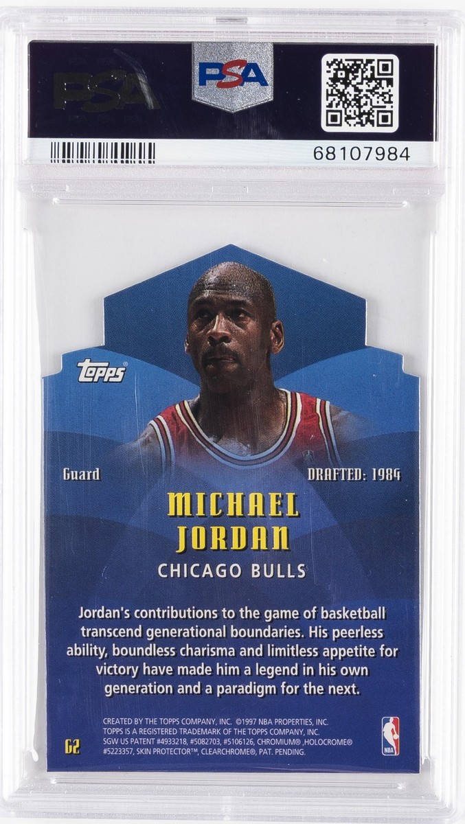 【JORDAN】トランプ 1997 TOPPS GENERATIONS #G2 MICHAEL JORDAN PSA 10 | eBay