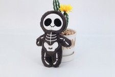 Skeleton Bob Bag Charm Keyring New