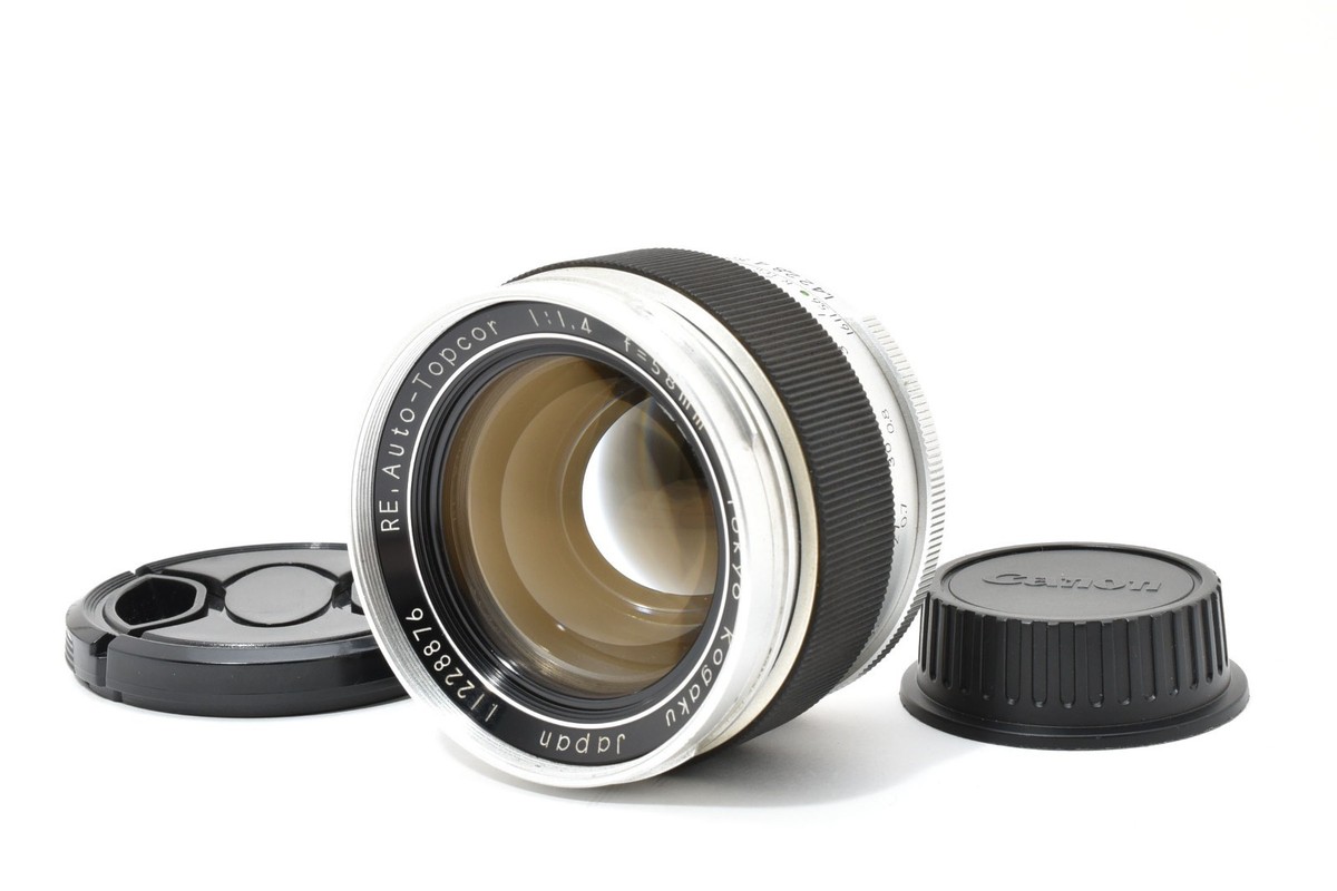 TOPCON RE SUPER　＋　Auto-Topcor 58mm F1.4 Top Mint w/Caps] Topcon RE Auto Topcor 58mm F/1.4 Exakta Mount