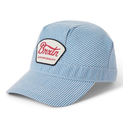 BRIXTON HAYLEY SNAPBACK CAP BLUE STRIPED
