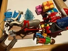 Vintage 2005 Playmobil 4887 Santa's Sleigh Reindeer Christmas Set Geobra