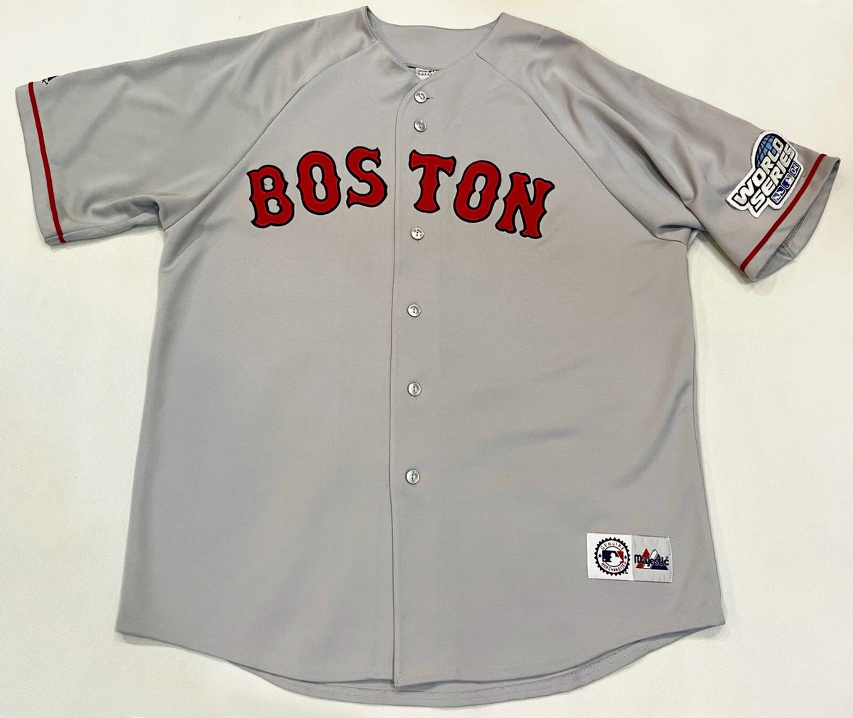 Majestic MLB 2004 World Series Boston Red Sox #11 Baseball Jersey