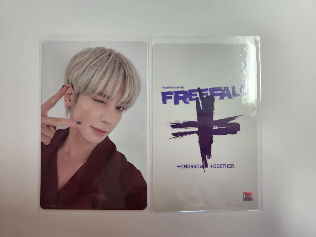 TXT Freefall Gravity ver. Official Album Photocard SoundWave Lucky