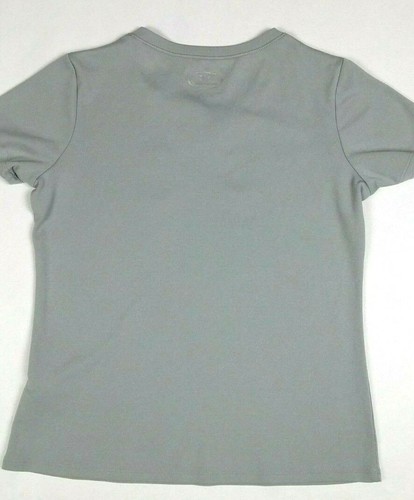 UNDER ARMOUR Girl's T-Shirt Sz YMD Youth Medium Gray Pink Logo - Picture 4 of 4