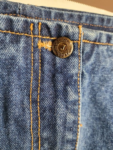 Denim Maxirock Juke Box Damengröße 15/16 roh ausgefranster V-Saum 100 % Baumwolle Priority - Bild 7 von 15