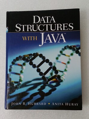 ''Data Structures With Java'' by John Hubbard And Anita Huray - FREE SHIPPING