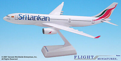Srilankan Airlines Airbus a330-200 1:200 modèle d/'avion NEUF sri Lanka 330 Lankan
