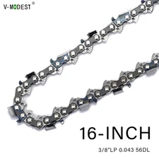 16" chainsaw chain blade For TORO 51850 Flex-Force 60-Volt chainsaw 56DL 043 3/8