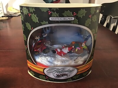SANTA'S HELPER hyper mite santa elves elf Christmas holiday 2002 hot wheels NEW