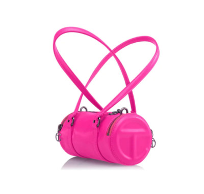 Small Telfar Duffle logo - Azalea