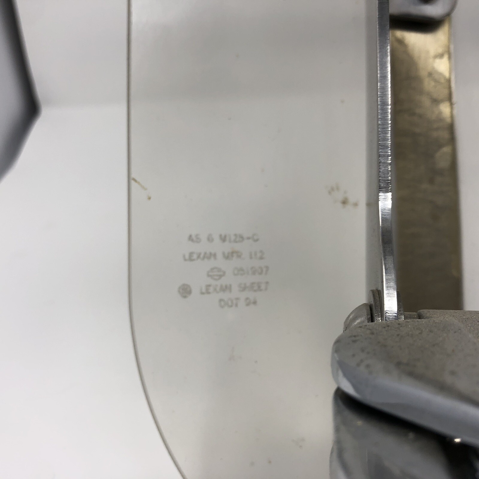 Harley Davidson Windshield M125C LEXAN MFR 112 LEXAN SHEET DOT 94 With