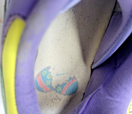2006 (Tag 11/2005) Nike Air Max 180 Easter Egg 9.5 Purple,White,Yellow Men - Picture 9 of 10