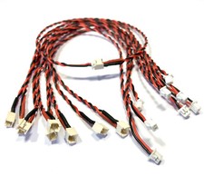 ✅ 10 Verlängerungskabel Kyosho Minium MSR JST 1S Lipo Akku 2PIN 1.25mm 1,25 SH ✅