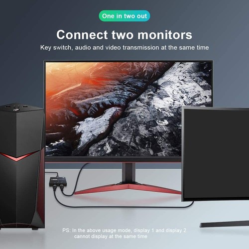 8k HDMI 2.1 Switch Bi-Directional Splitter Converter 1 in 2 Out or 2 in 1 Out - 第 8/10 張圖片