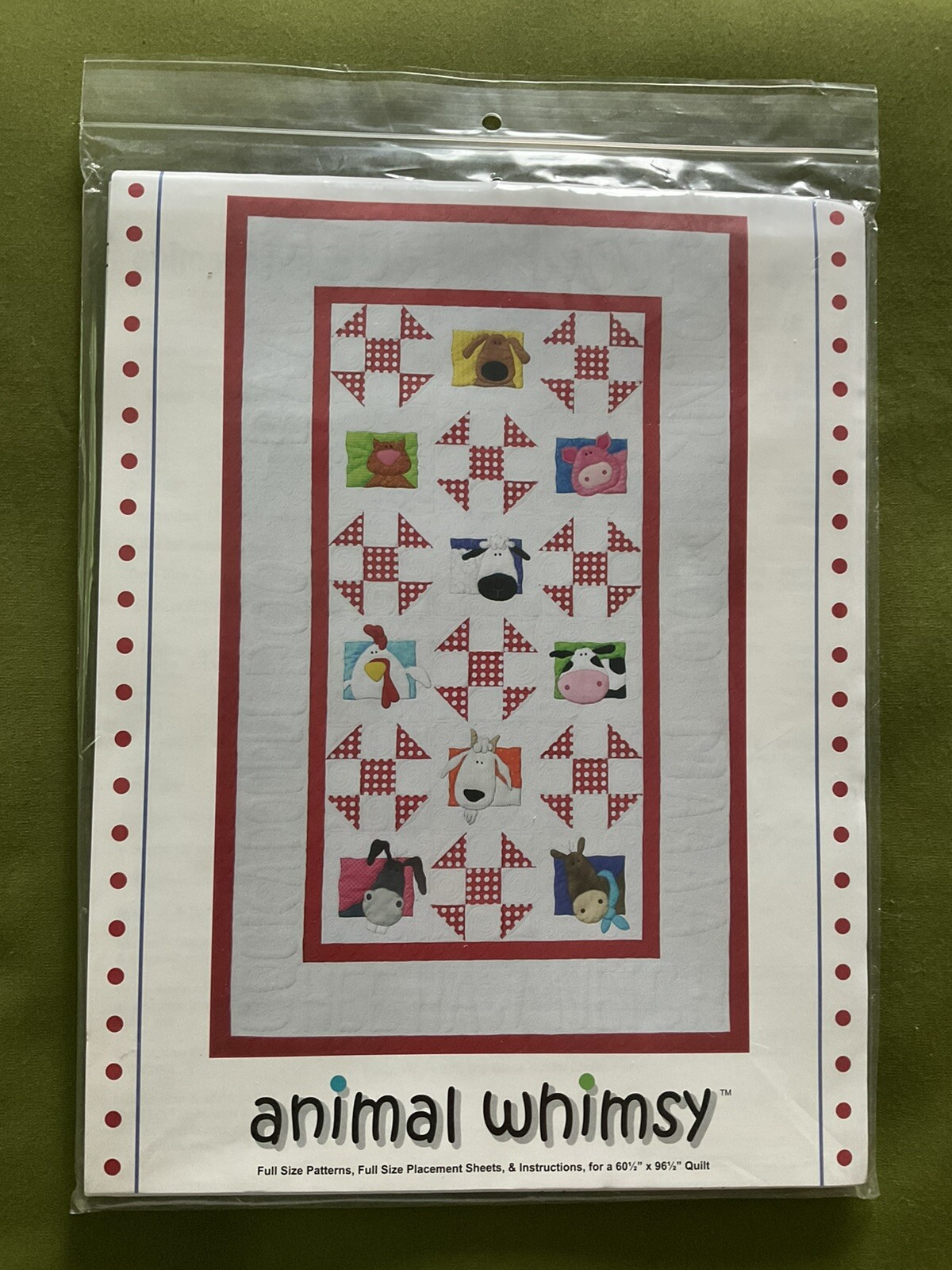 NEW Amy Bradley Designs Animal Whimsy Quilt Pattern ABD258 FREE SHIPPING |  eBay