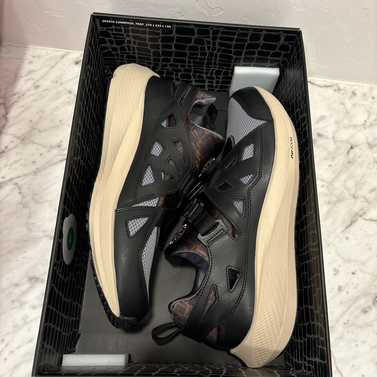 Nike Patta x Air Huarache 20Y24 Black Cool Grey Sneakers FJ4201