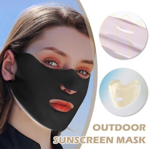 Máscaras de seda de hielo protector solar de verano para adultos hombres y mujeres tipo oreja colgante AjustabD8↘ - Imagen 1 de 14