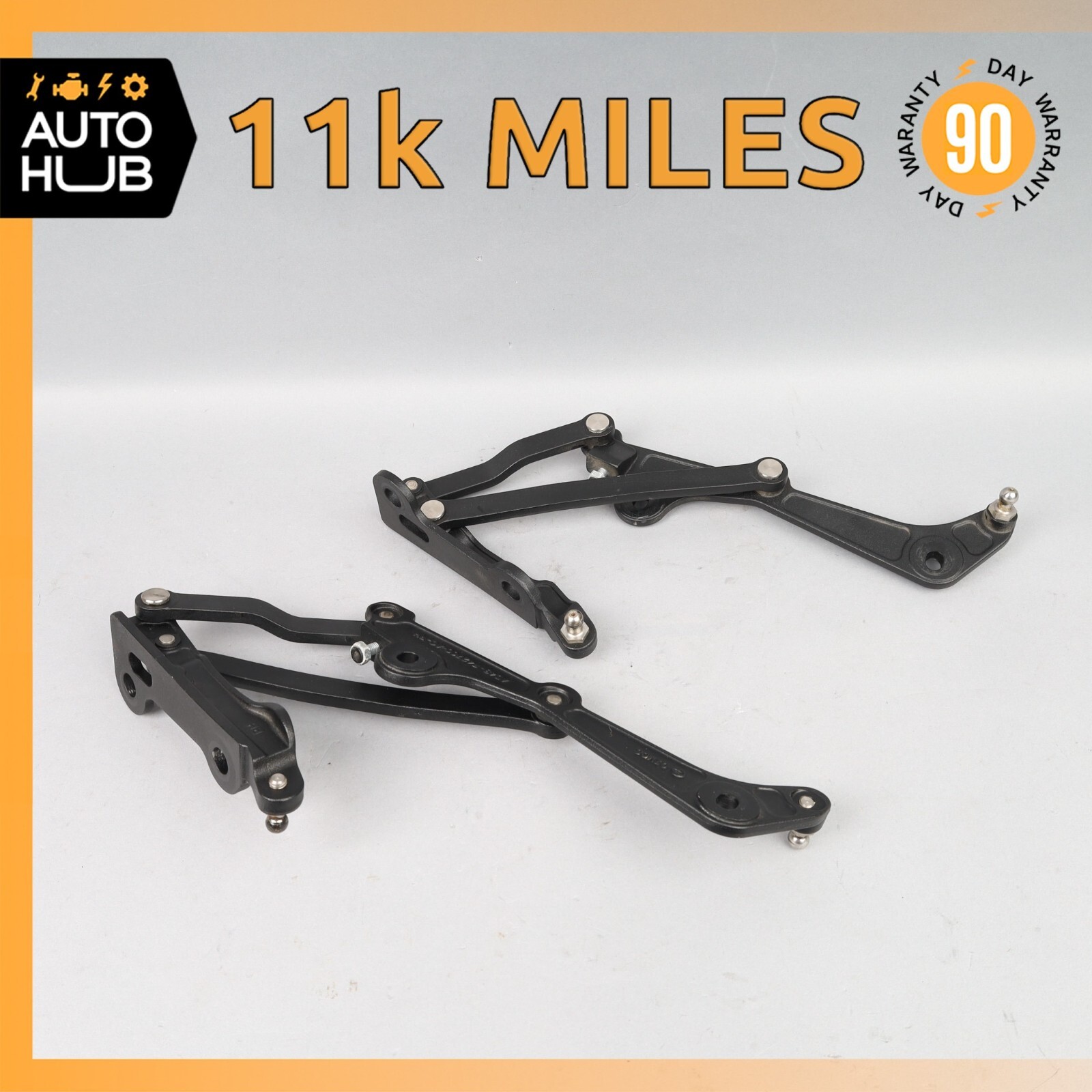 Aston Martin Rapide Rear Trunk Lid Hinge Hinges Bracket Left and Right Set OEM