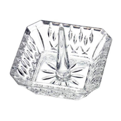 Crystal Ring Holder Dish Jewelry Ring Rack Display Holder for Wedding