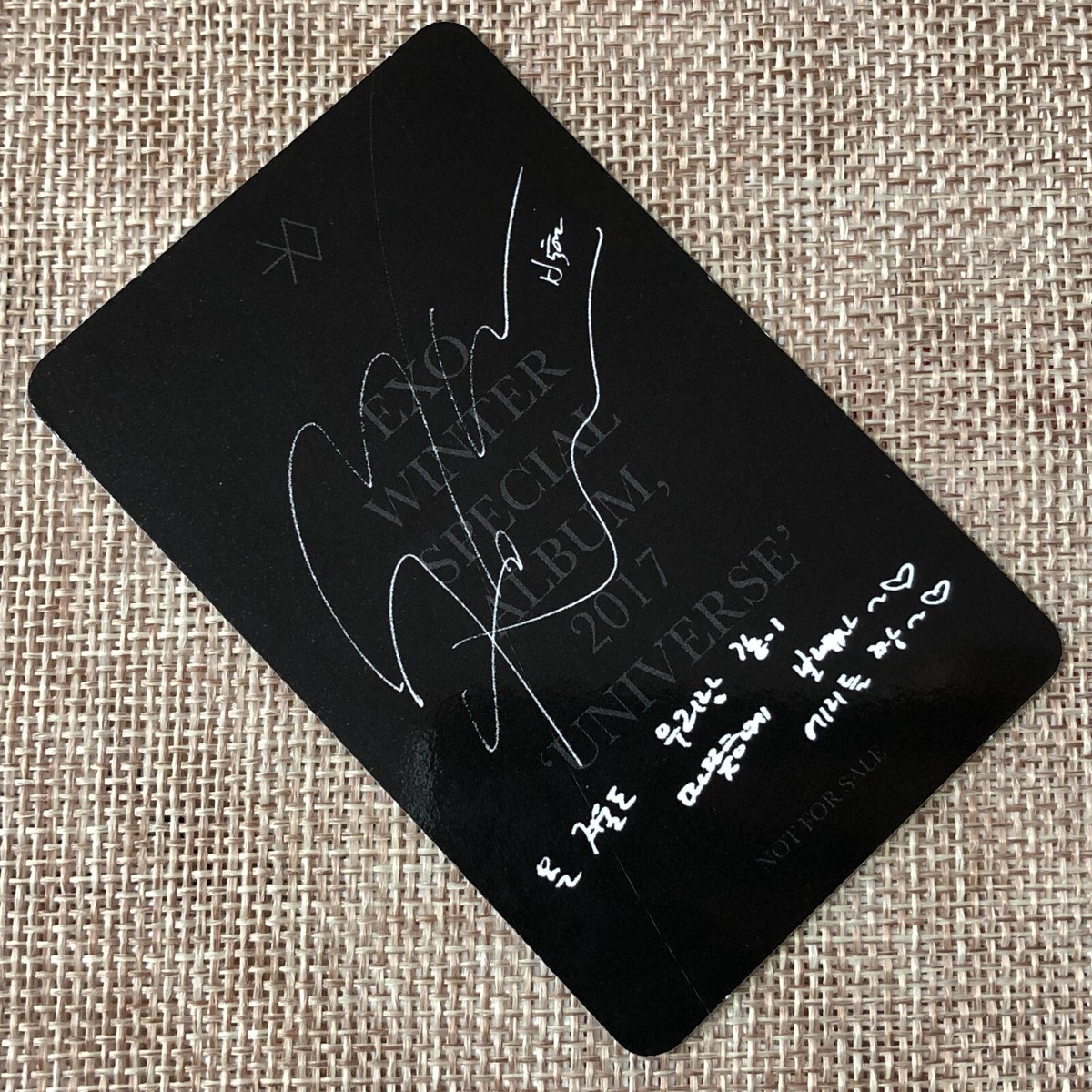 EXO BAEKHYUN [2017 Winter Special Universe] Official Photocard