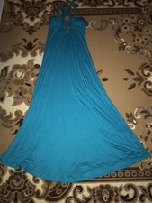 Aqua Blue Maxi Dress Size S