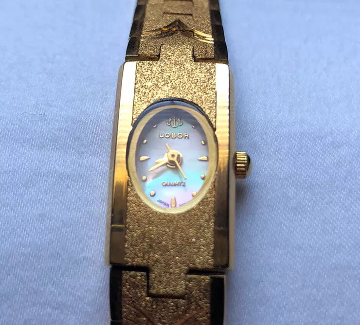 Lobor watch 18k store gold plated price
