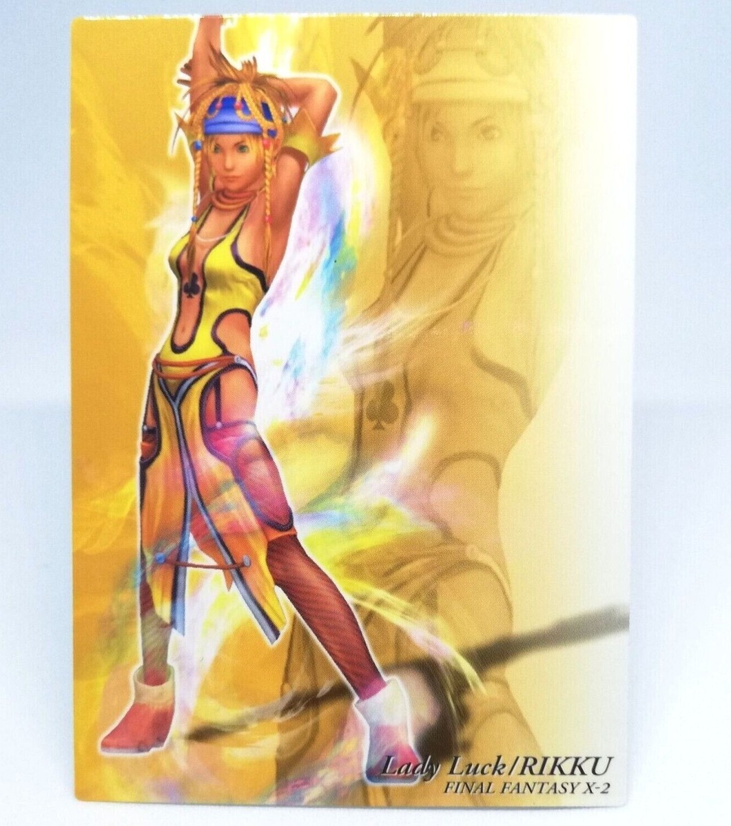 581 Gambler RIKKU Final Fantasy Ⅹ-2 Final Fantasy Art Museum CARD