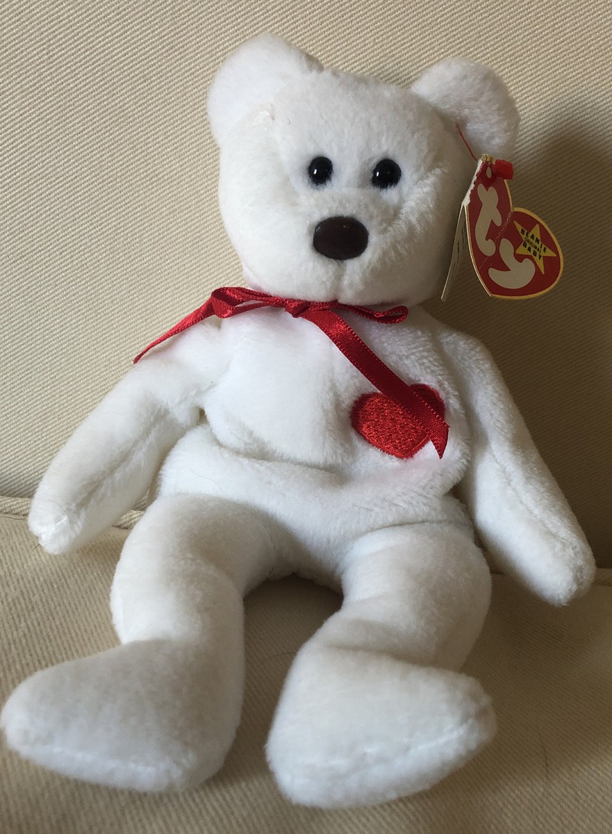 Rare Original Valentino Beanie Baby WITH ERRORS! Unique Tag Errors