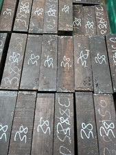 AFRICAN BLACKWOOD knife handle scales / turning blanks 100-160 x 25-50 x 25-50mm