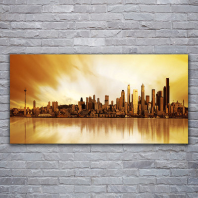 Acrylglasbilder Wandbilder aus Plexiglas  120x60 Stadt Gebäude