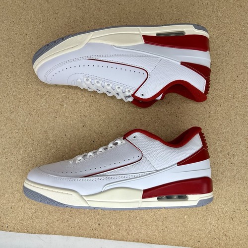 NEW sz 12 Mens NIKE Air Jordan 2/3 White Varsity Red FD0383 161 - Picture 4 of 8