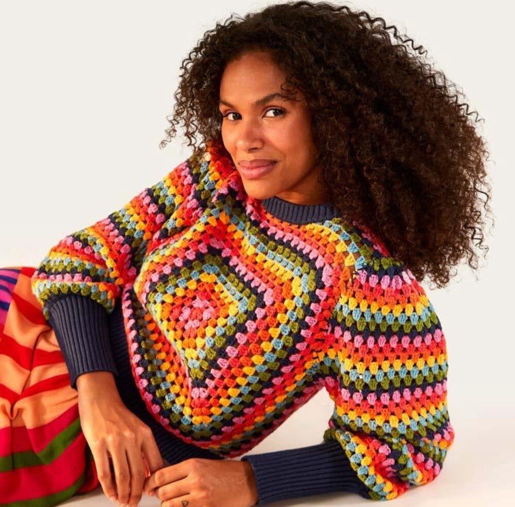 Farm Rio “Sunset Stripes Crochet Top” New sz, XS, M and L. | eBay