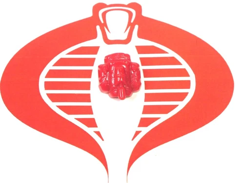 GI Joe Weapon Zarana Red Backpack 1986 Original Figure Accessory