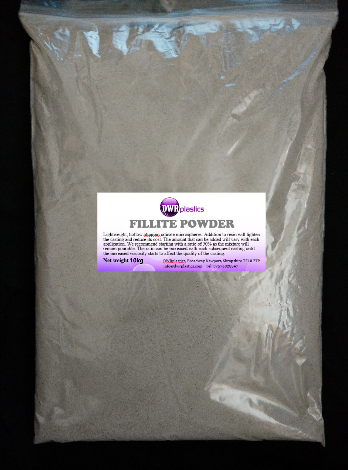 Fillite Filler Powder - Resin/Casting Resin Filler 10kg