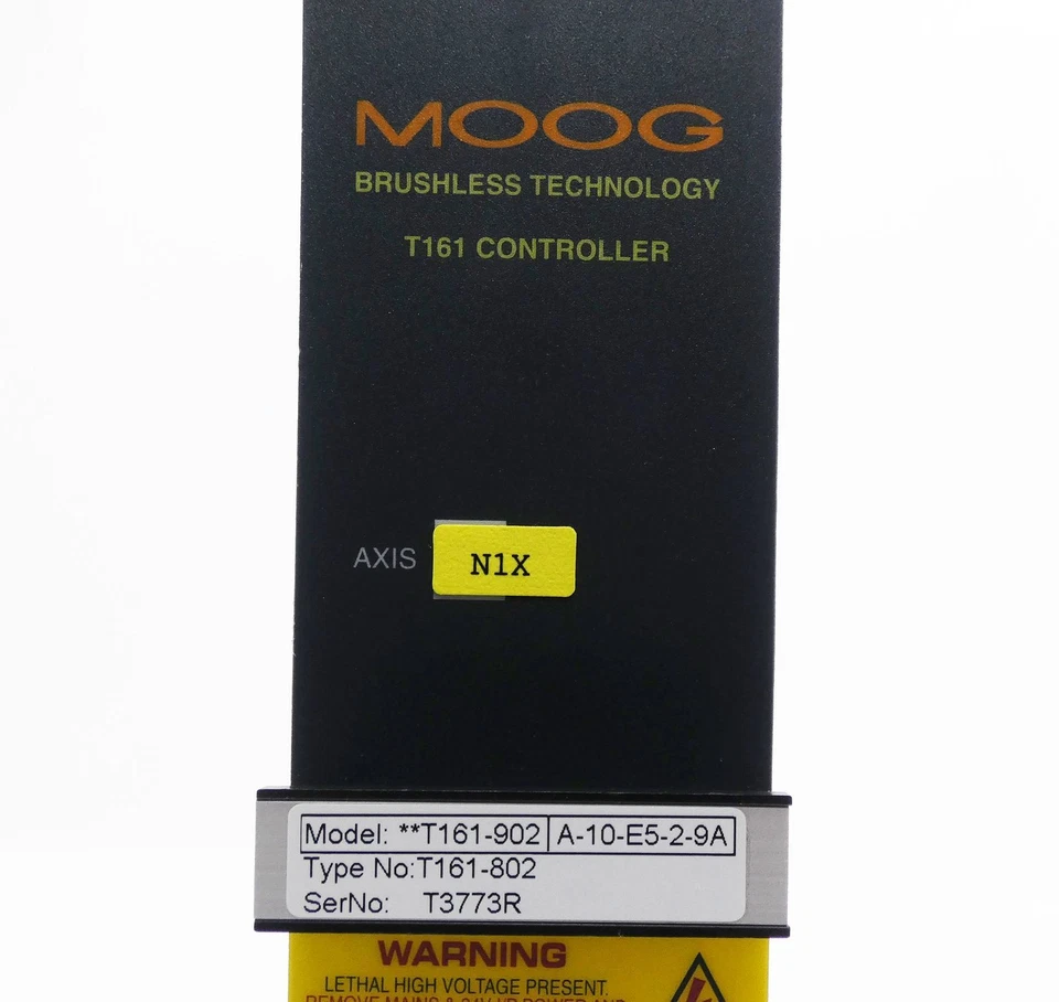 MOOG T161 Controller T161-902 A-10-E5-2-9A Typ: T161-802 Servo Controller -used- - Image 3 of 4