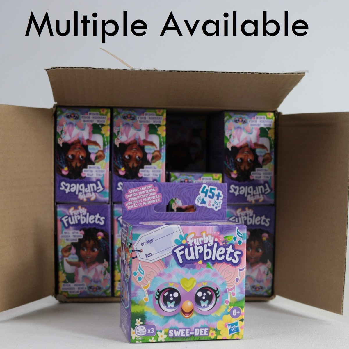 Febts売約済 Furby Furblets Swee-Dee Mini Friend Electronic Plush Toy, Multiple