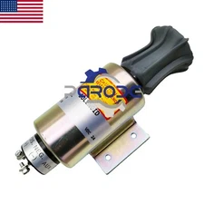 24V Stop Solenoid Valve 04400-08801 for Mitsubishi S12R-PTK S12R-PTA Engine