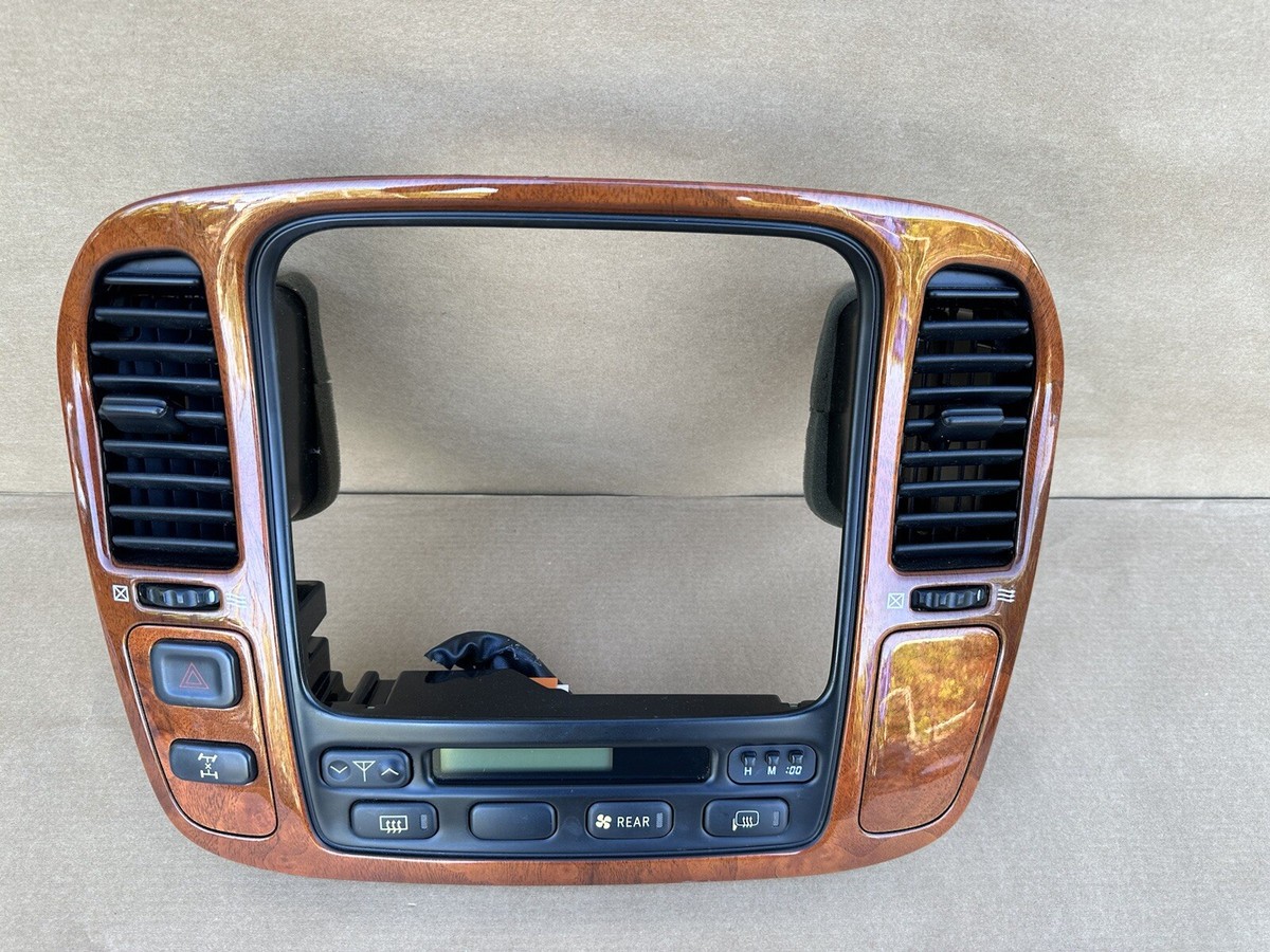 Lexus Lx470 Center Dash navigation / radio Trim Bezel Wood grain
