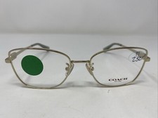 Coach HC 5147 9425 Shiny Light Gold 51-17-140 Full Rim Eyeglasses Frame KM54