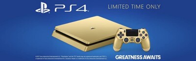 BRAND NEW *Rare* Sony PlayStation 4 Gold Limited Edition 1TB