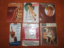 LOT Vintage 6 Pcs. KUNERT,BELLA,Carine,Freso crepe nylon stockings S:9 1/2-10