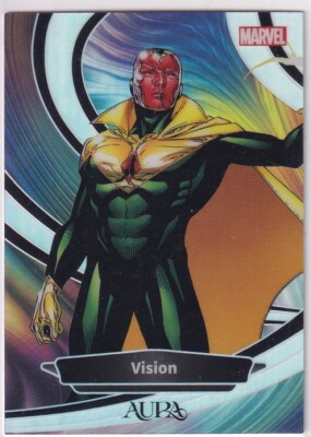 Kakawow Marvel Aura 2025 AM-I-50 Vision Silver Holo