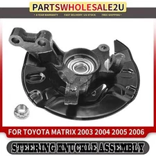 Front Left LH Driver Steering Knuckle Assembly for Toyota Matrix 03-06 1.8L AWD