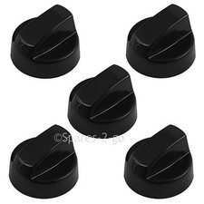5 x NEFF Black Oven Cooker Hob Control Knob Switch + Complete Adaptor Kit
