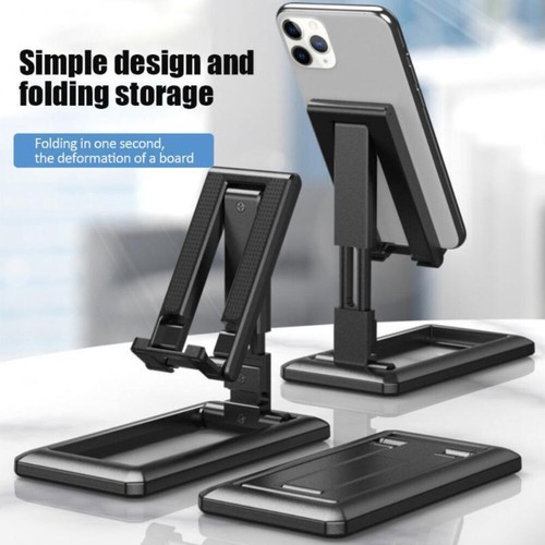 Universal Mobile Phone Stand Desktop Holder Portable Table Desk Mount For Iphone - Afbeelding 1 van 9