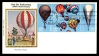 Mayfairstamps US FDC 1983 New Mexico block hot air ballooning 200th anniversary