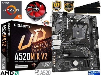 PC Aufrüstkit Bundle AMD Ryzen 5 3500X bis 32GB DDR4 mit GIGABYTE A520M K V2